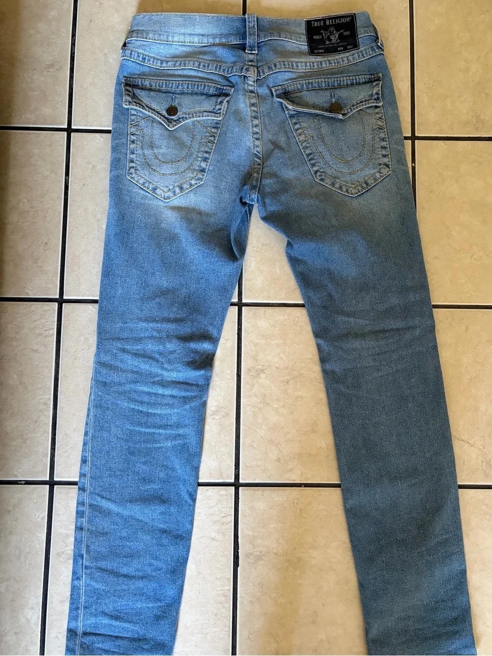 True Religion Men’s Light Wash Jeans